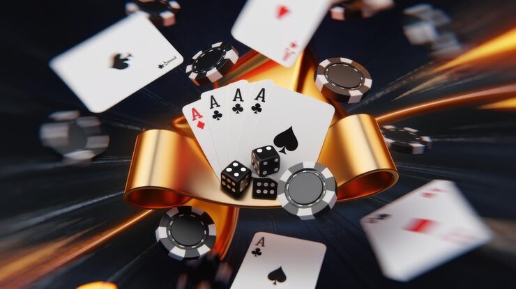Dashboard showing live casino and sports markets